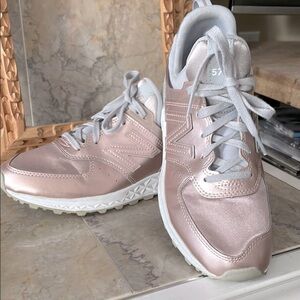 New Balance Pink Metallic Women's Sneakers